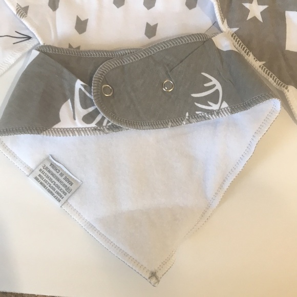 Bandanas baby cotton bibs pack of 8 - Picture 2 of 4